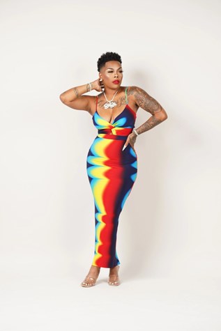The Colorful Vibes Dress